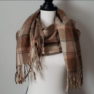 Plaid Blanket Scarf